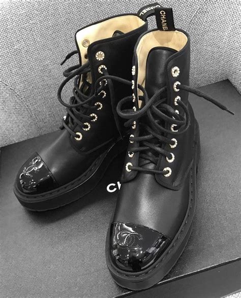 chanel fall boots|chanel combat boot.